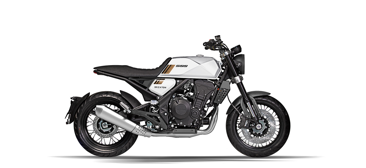 BRIXTON Crossfire 500 ABS Argent