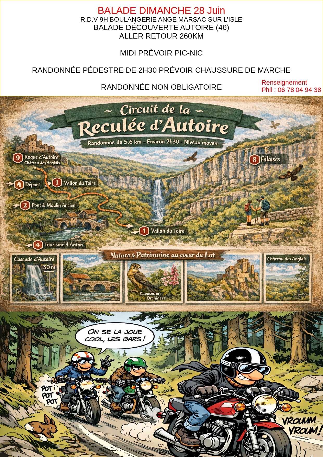 Sortie Circuit de la Reculée d'Autoire