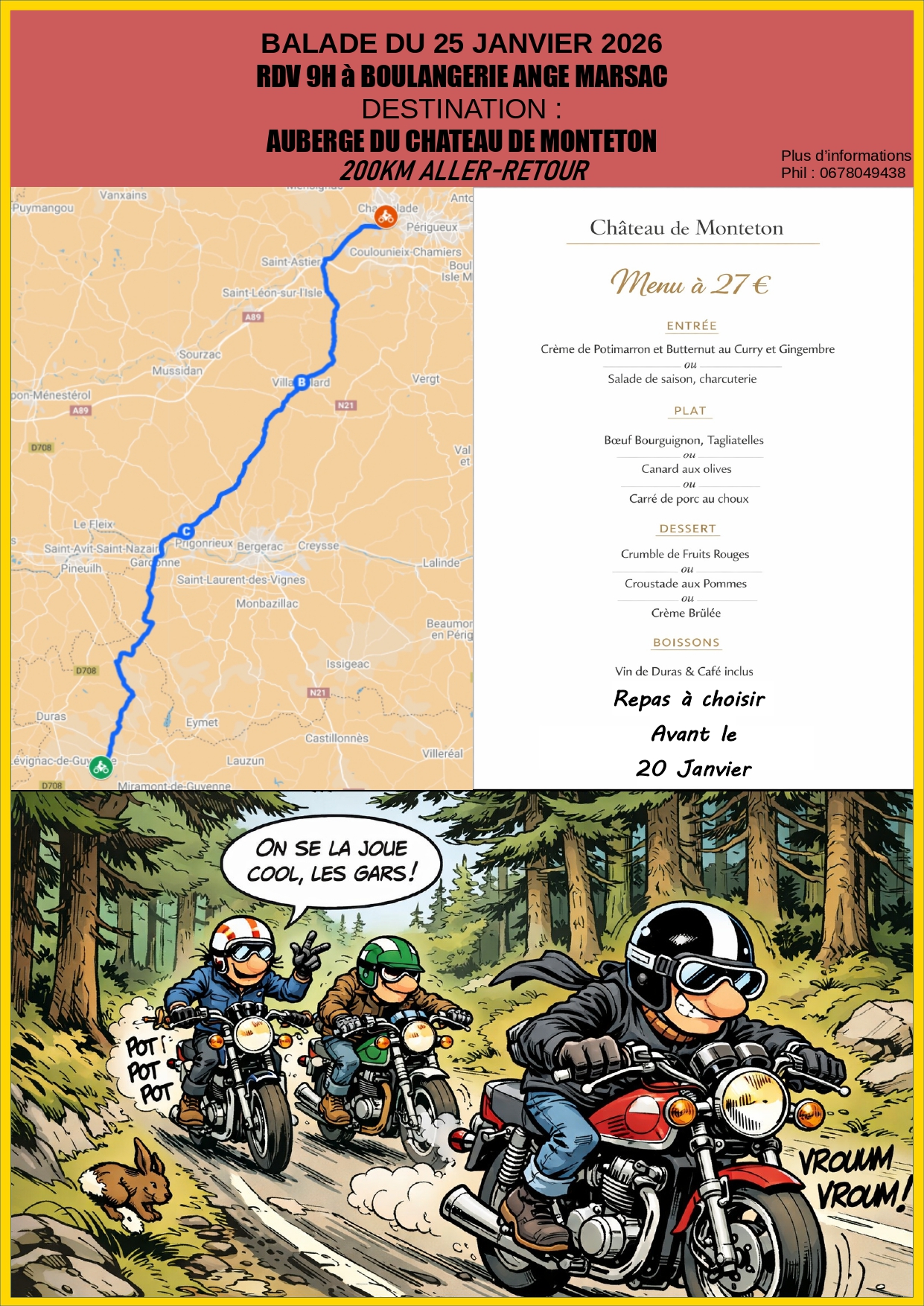 Sortie hivernale le dimanche 25 janvier 2026