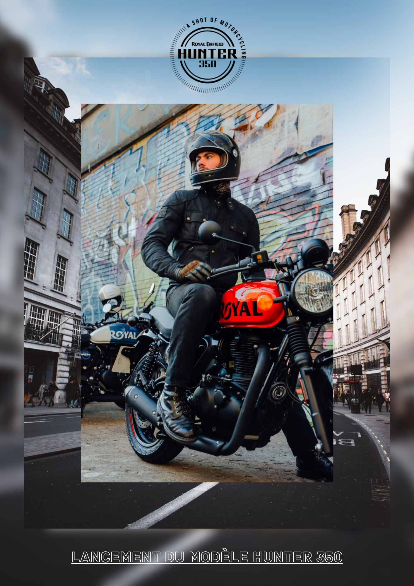 ROYAL ENFIELD 350 HNTR - Lancement