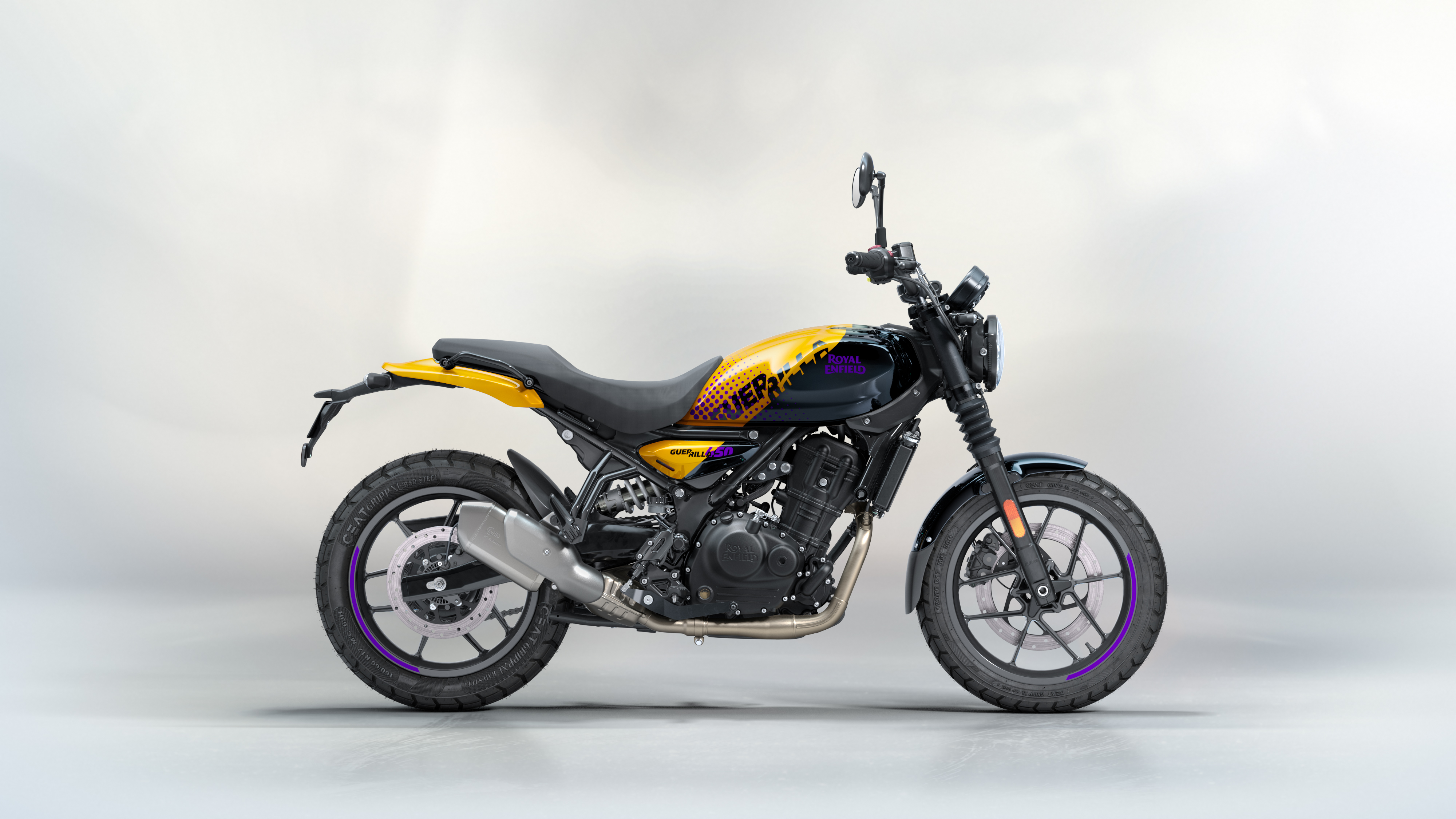 Royal Enfield 450 Guerrilla Yellow Ribbon